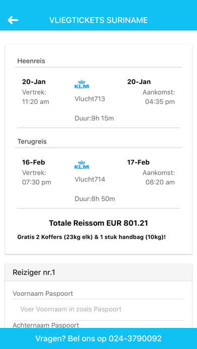 Suriname Vliegtickets screenshot 3