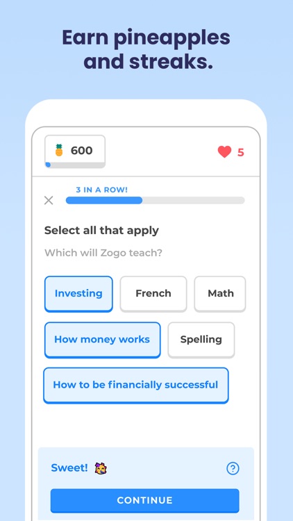 Zogo: Finance & Money Lessons screenshot-4