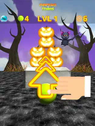 Ball Tossing Pumpkin vs Tennis, game for IOS