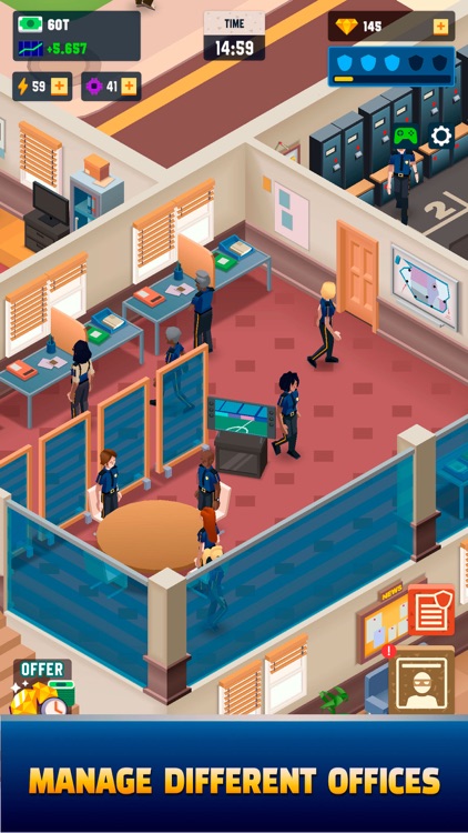 Idle Police Tycoon - Cops Game