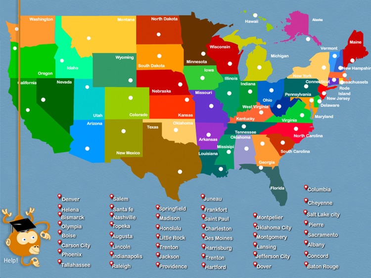 US Capitals Puzzle