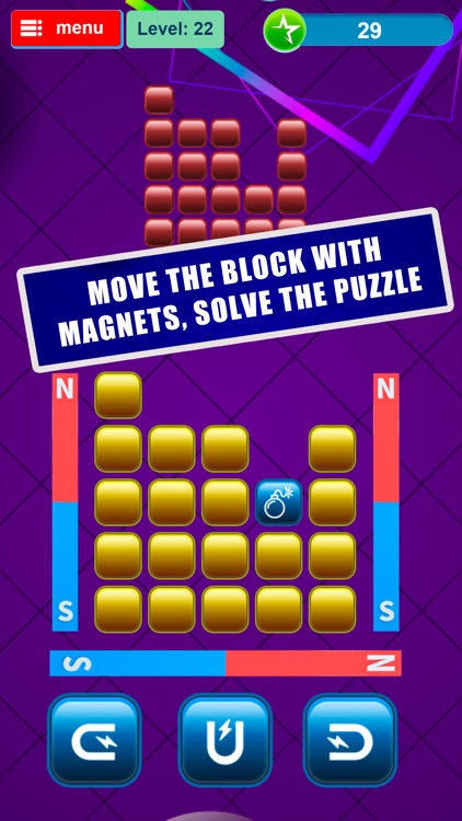 Magnetic Blocks, logic puzzle