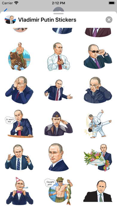Vladimir Putin Stickers screenshot 3