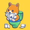 Hug Baby Corgi Stickers