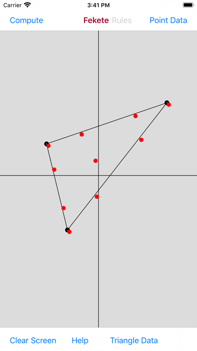 How to cancel & delete Fekete Points in the Triangle from iphone & ipad 2