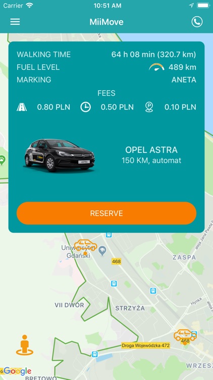 MiiMove carsharing