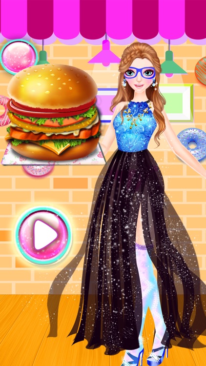 Cooking Hamburger Girl Makeup screenshot-4