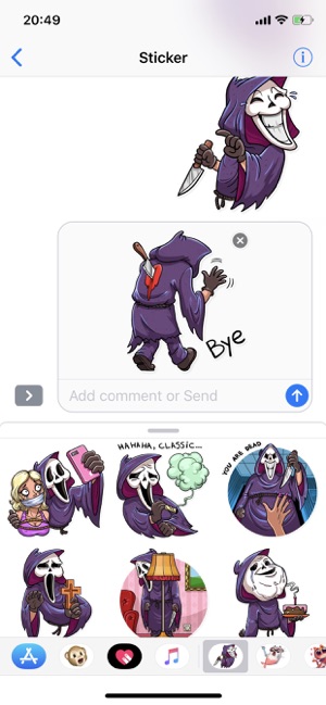 Halloween Death Funny Stickers(圖3)-速報App