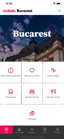 Game screenshot Guía de Bucarest Civitatis.com apk