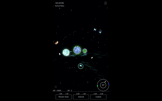 Capture d'écran de la planète Sandbox