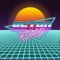 Taking you back to the old arcade days of the 1980s with bright colours and a VHS filter; you'll be thrown into the world of futuristic music by Andrea Baroni, neon lights, and classic cars