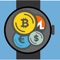 This Watch app displays price of your favourite cryptocurrency in your local currency