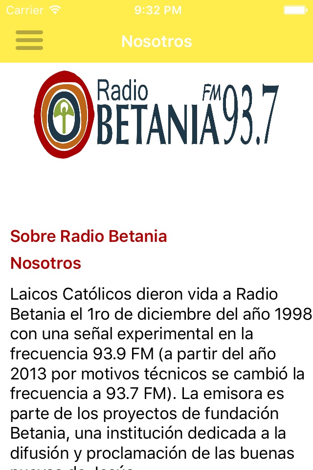 Radio Betania screenshot 2