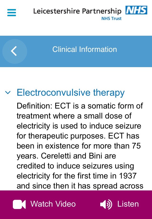 Electroconvulsive Therapy ECT screenshot 4