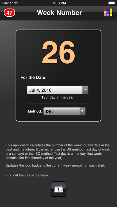 The Week Number Screenshot 4