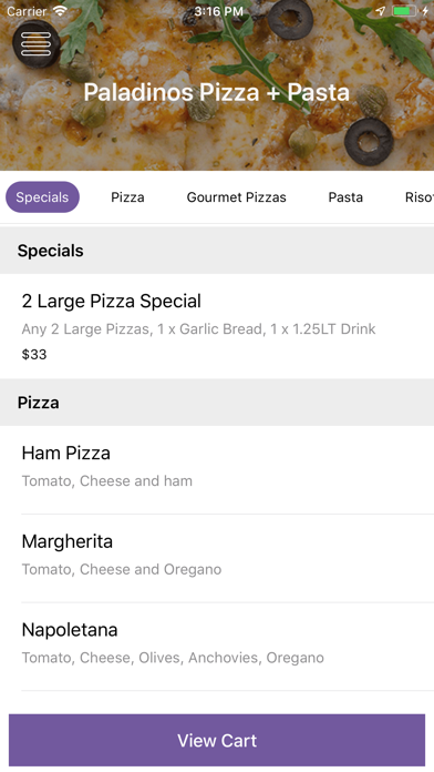 Paladino's Pizza & Pasta screenshot 4