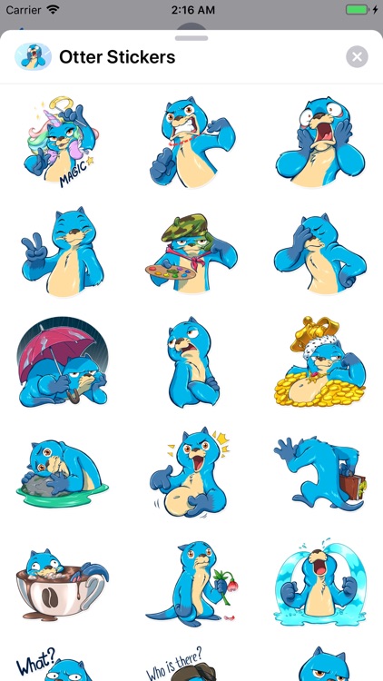 Otter Stickers