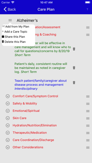 Care Planning Made Easy(圖4)-速報App