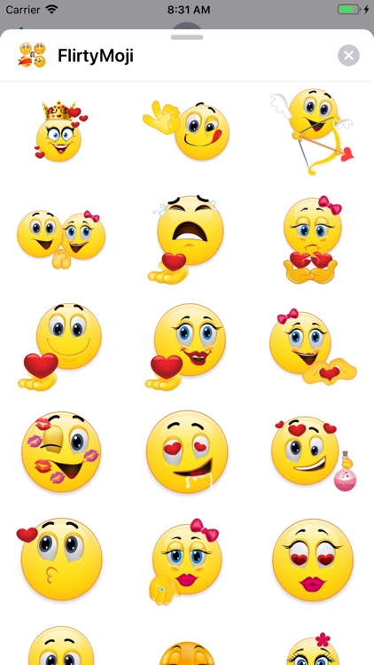 FlirtyMoji - Flirting Emojis screenshot-5