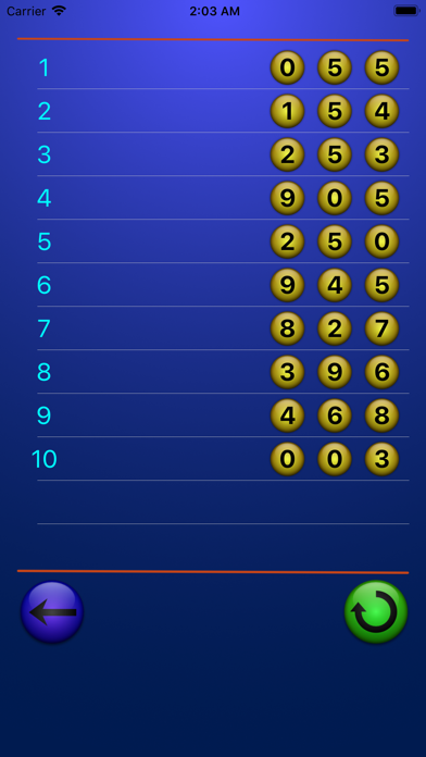 Pick3 Lottery screenshot 2