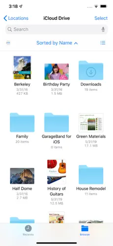 Screenshot 1 Archivos iphone