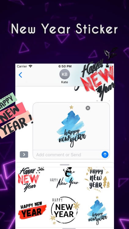 Happyy New Year Sticker