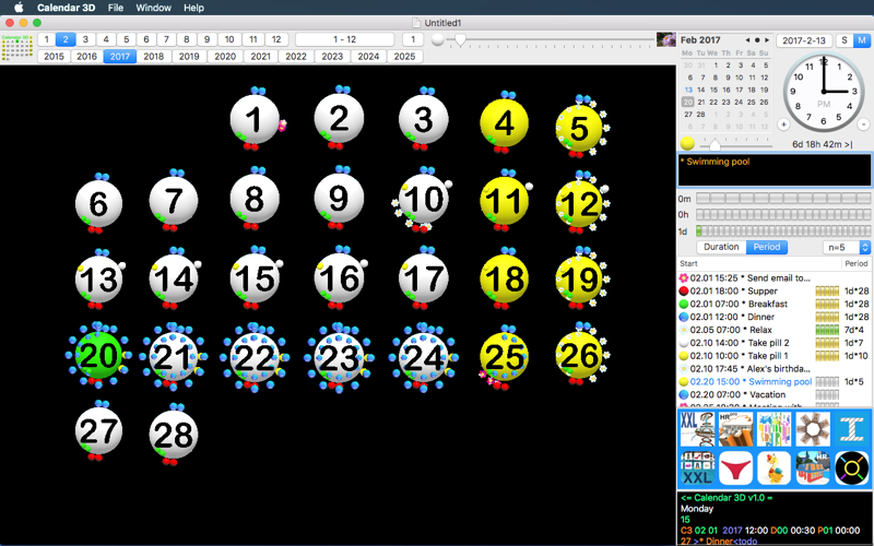 Скриншот из Calendar 3D