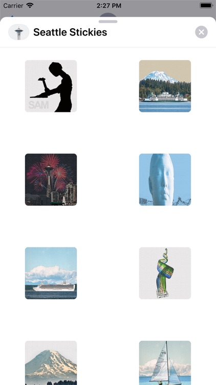 Seattle Stickies for iMessage screenshot-3