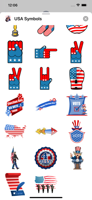 USA Symbols Stickers(圖3)-速報App