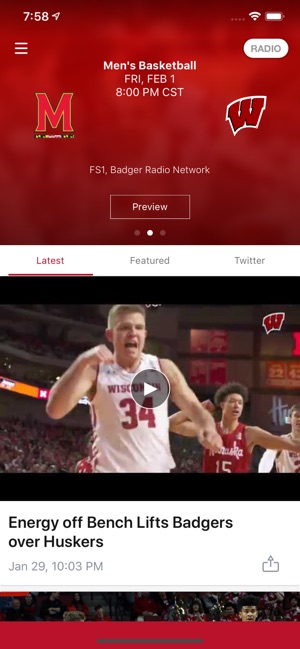 Badger Gameday(圖3)-速報App