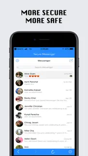 secure messenger for facebook iphone screenshot 2