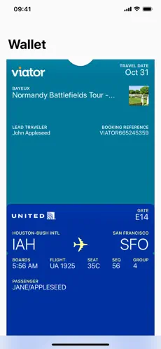 Captura de Pantalla 1 Apple Wallet iphone