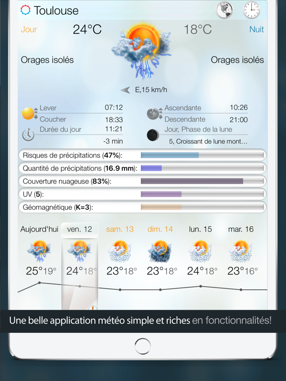 eWeather HD: Météo, Vigilance eWeather HD: Météo, Vigilance