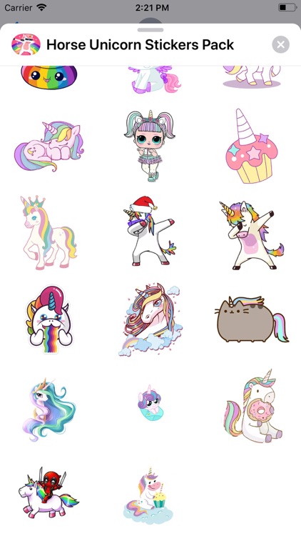 Horse Unicorn Stickers Pack