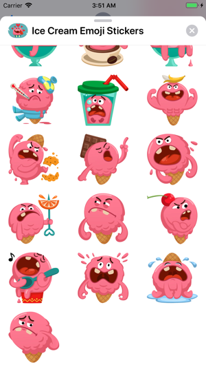 Ice Cream Emoji Stickers(圖4)-速報App