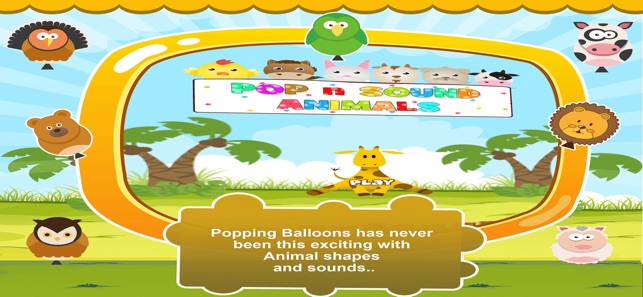Balloons Animal Sounds Popping