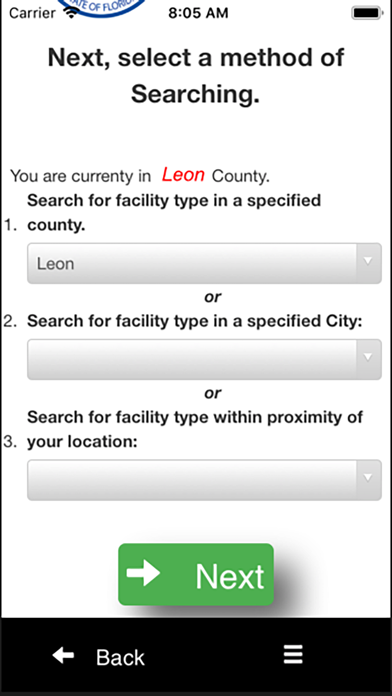 Mobile Facility Locator screenshot 2