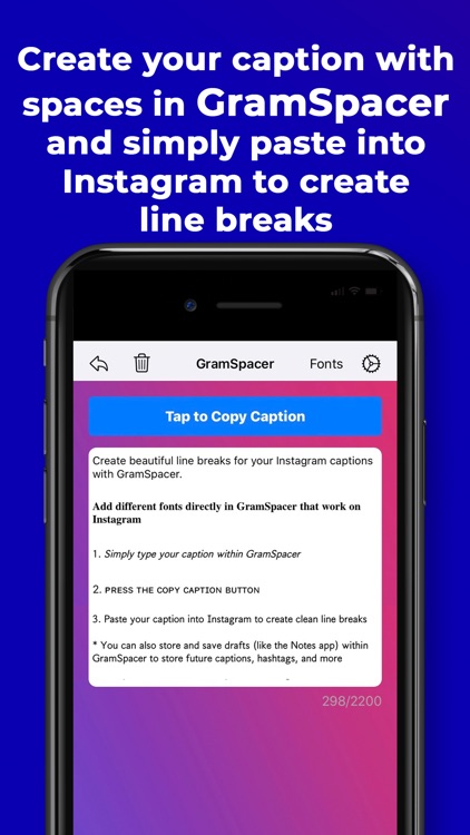GramSpacer for Instagram screenshot-3
