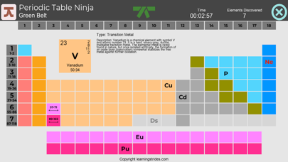 Periodic Table Ninja screenshot 3