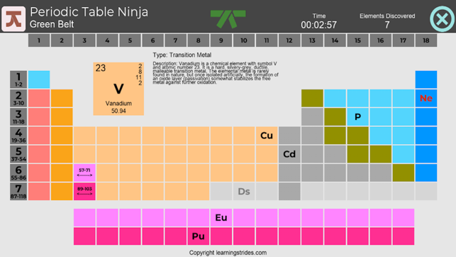 Periodic Table Ninja(圖3)-速報App