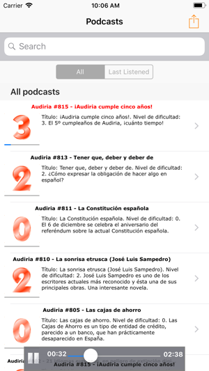 Spanish Podcasts from Audiria