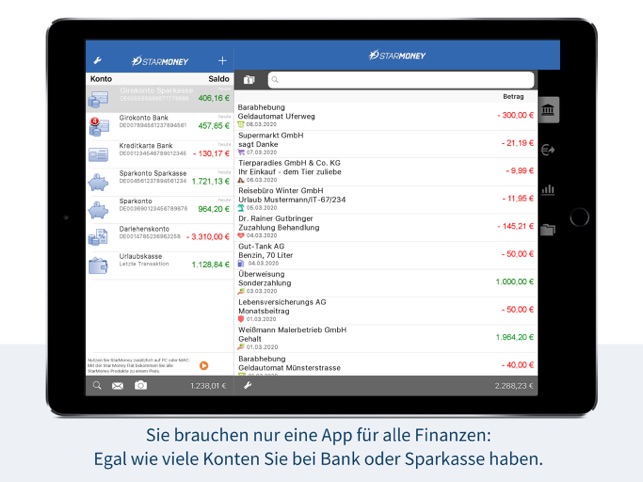 Starmoney Banking Per Ipad Im App Store