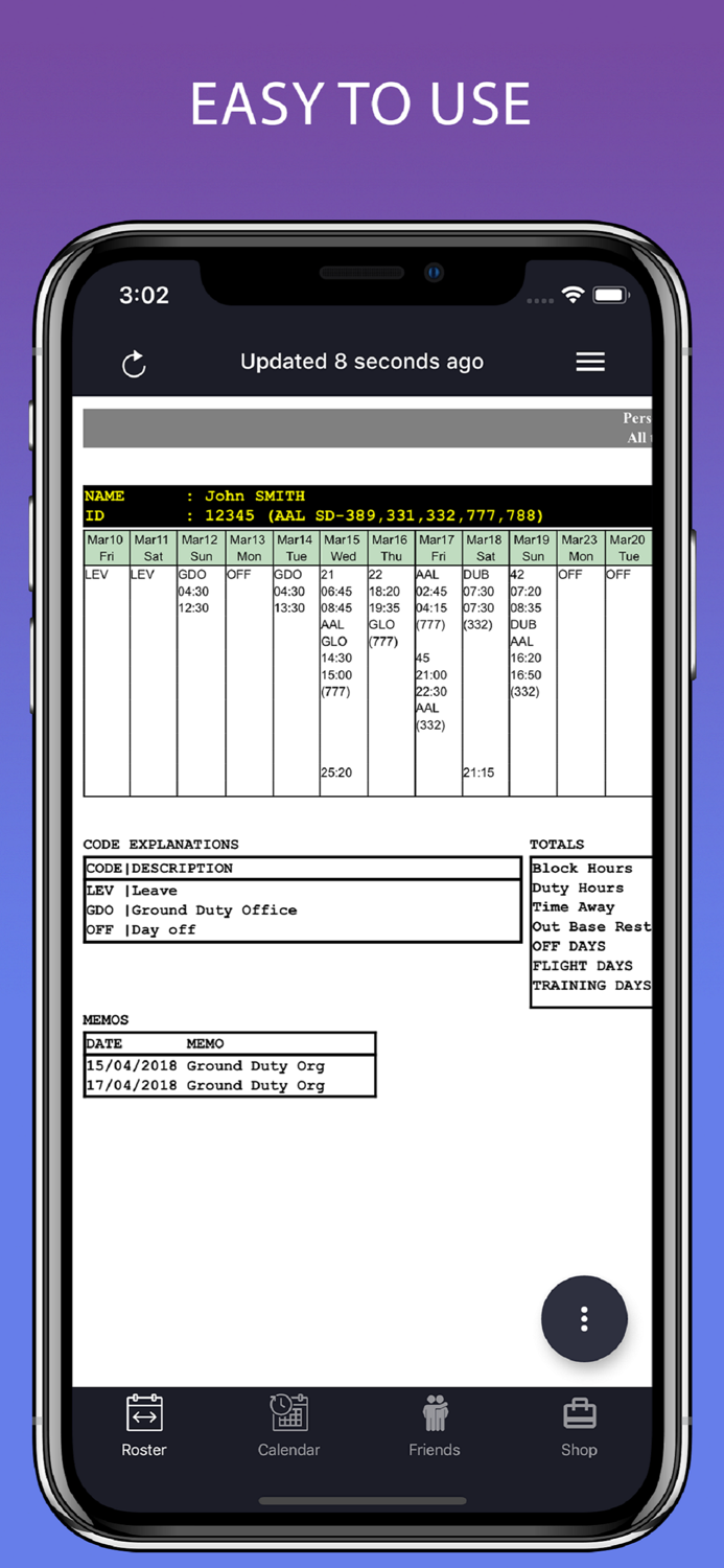 SkyCrew - Airlines Roster