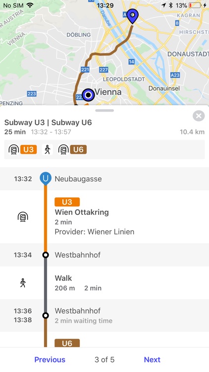 wannda - public transport app