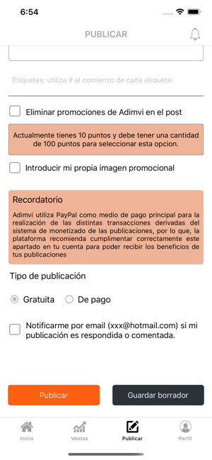 Adimvi: Plataforma blogging(圖9)-速報App