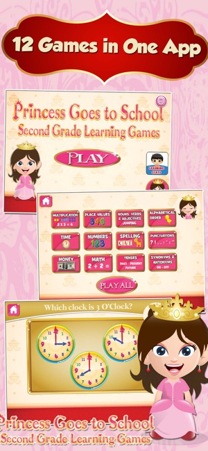 Princess Grade 2 School Games(圖1)-速報App