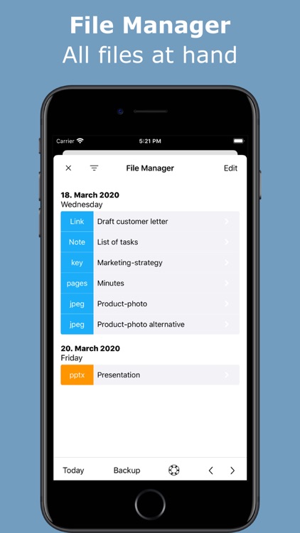 FileCalendar Lite screenshot-4