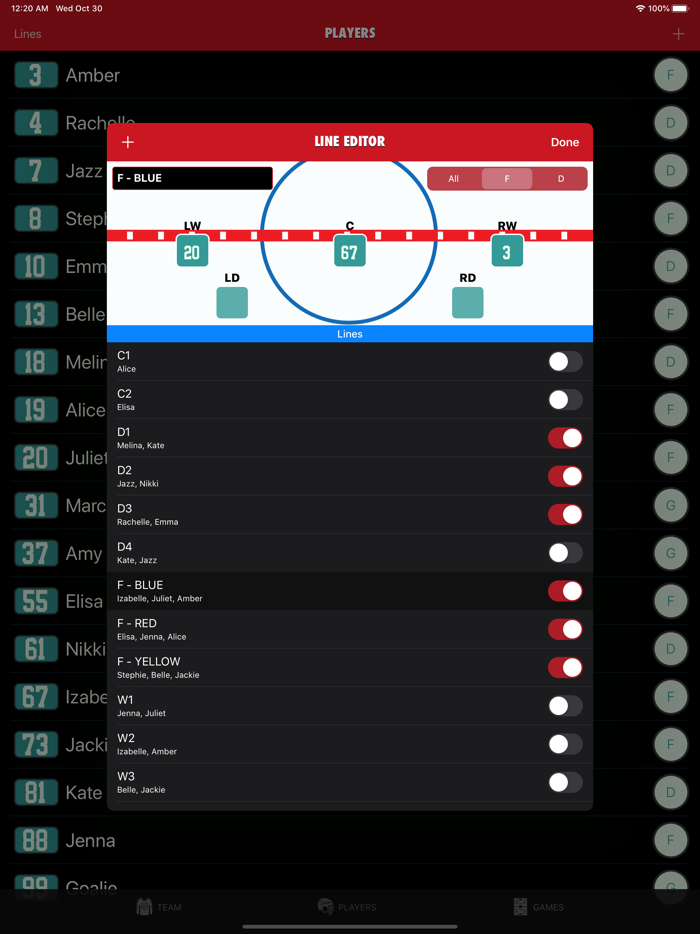 Goaliath Hockey Stats Tracker