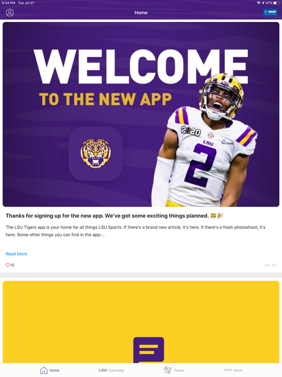 LSU Sports Mobile App Price Drops