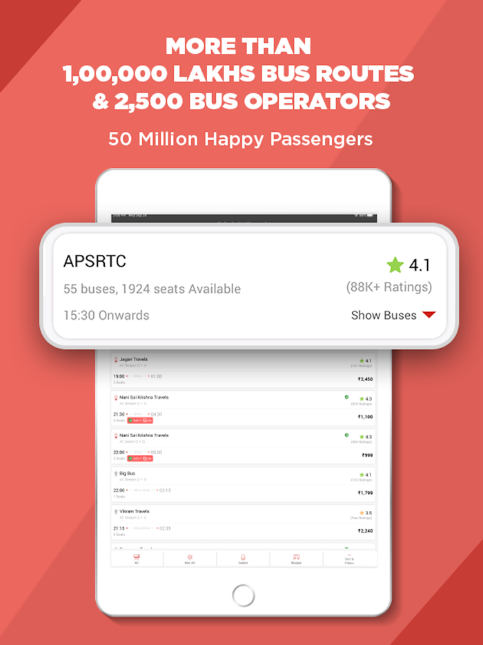 APSRTC Bus Booking - AbhiBus
